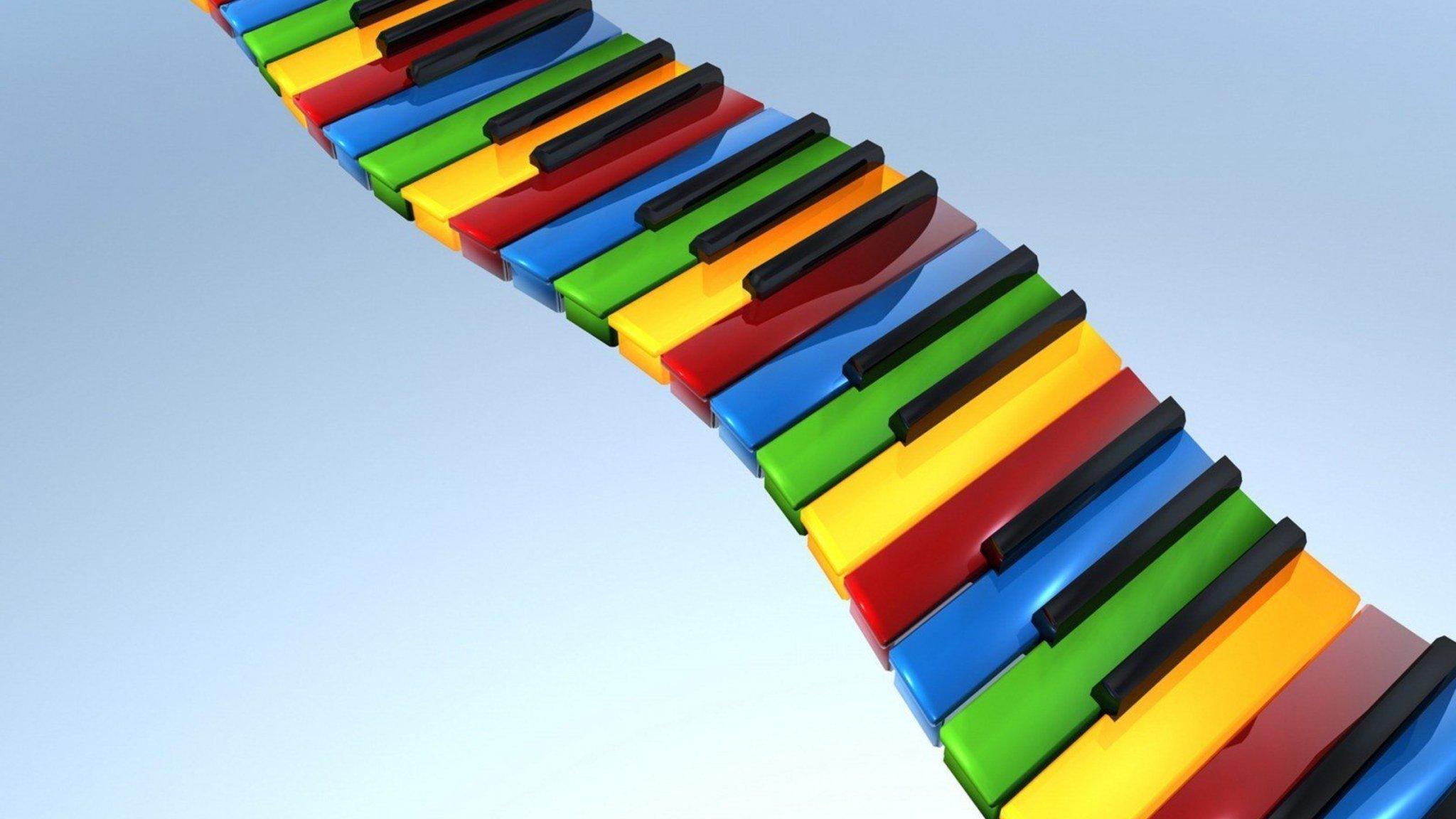 Colorful Piano Resolution HD 4k Wallpapers