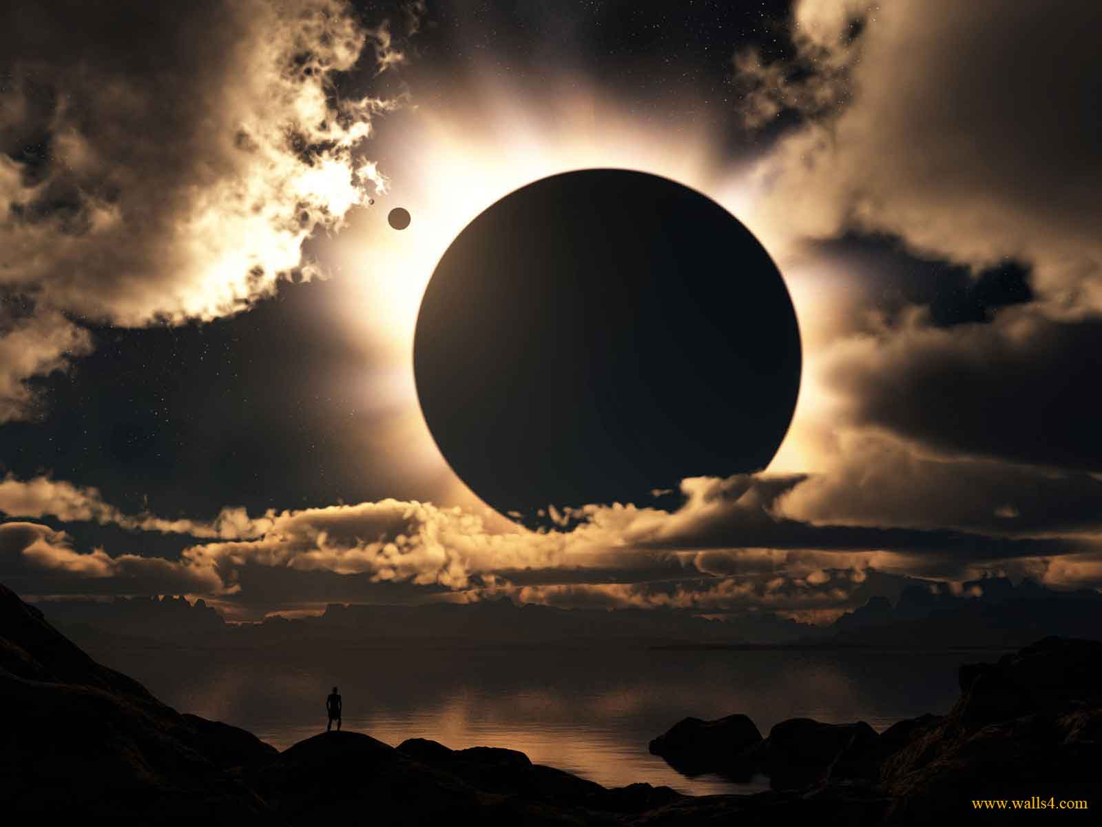 Solar eclipse phenomenon