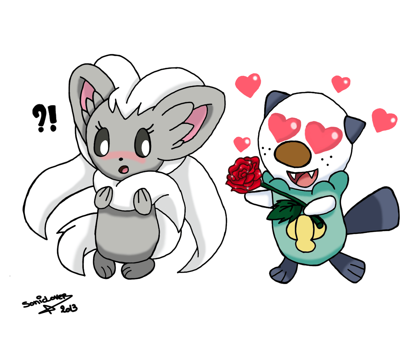 Oshawott Loves Cinccino by XxSonicLoverxX