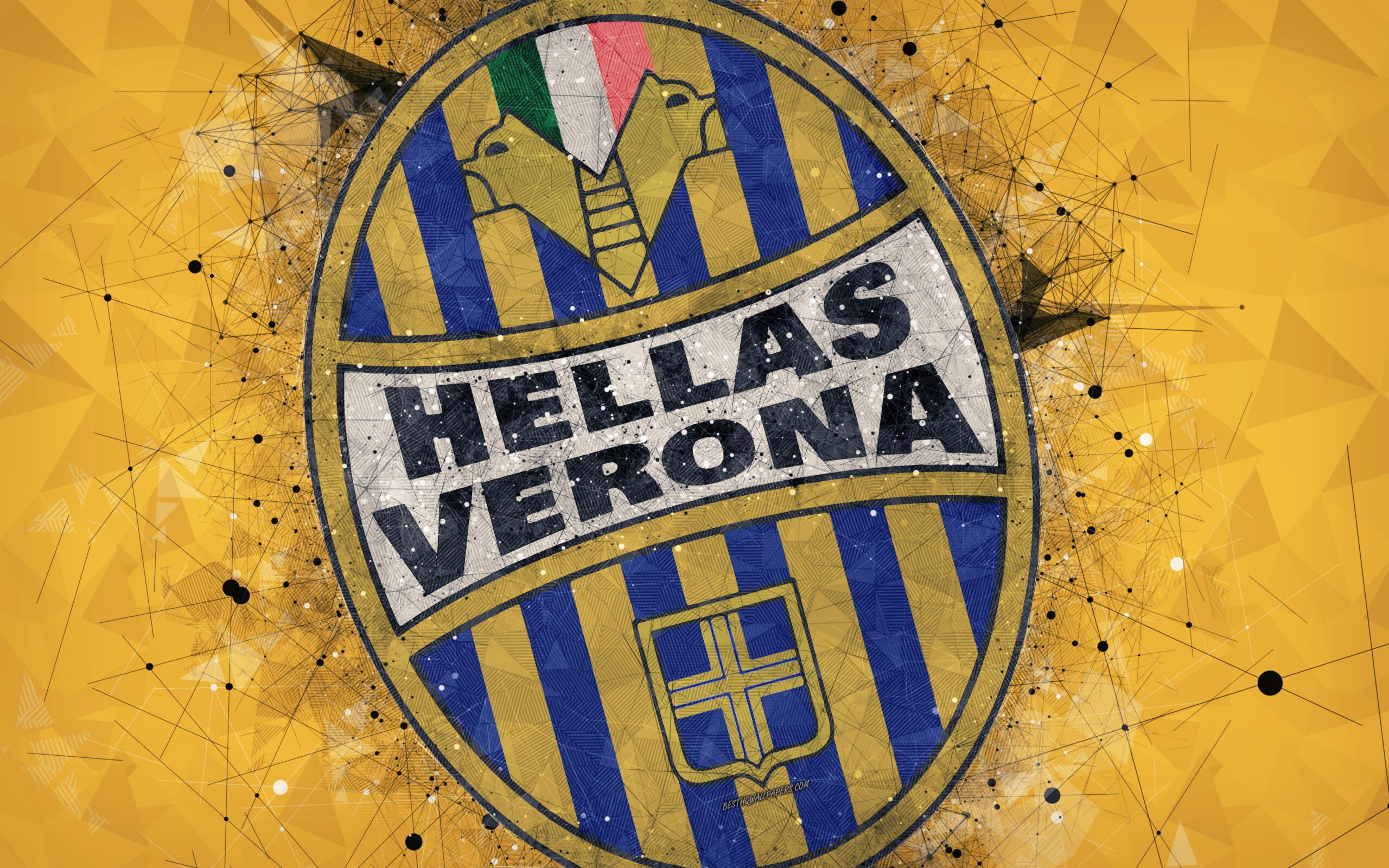 Download wallpapers Hellas Verona FC, 4k, Italian football club