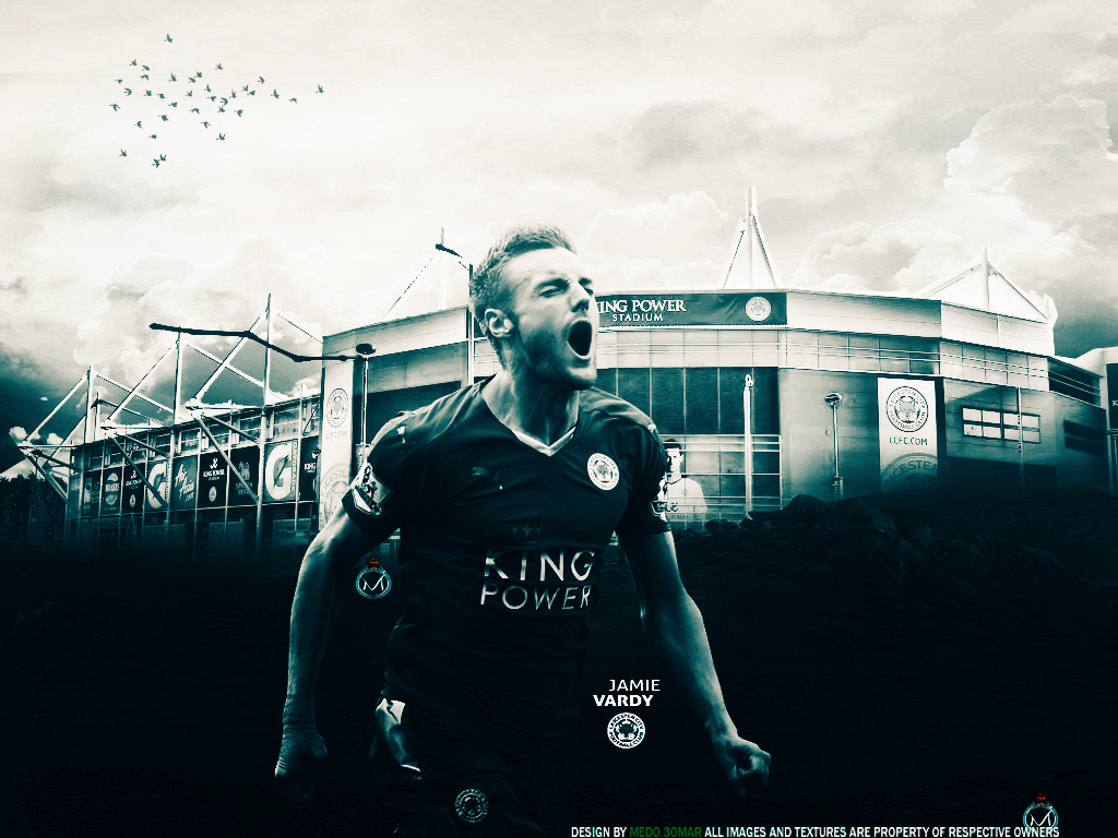 Jamie Vardy Wallpapers by Medo3omarGfx