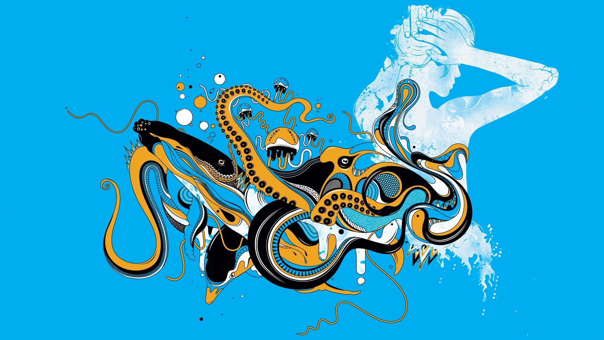 Octopus Backgrounds