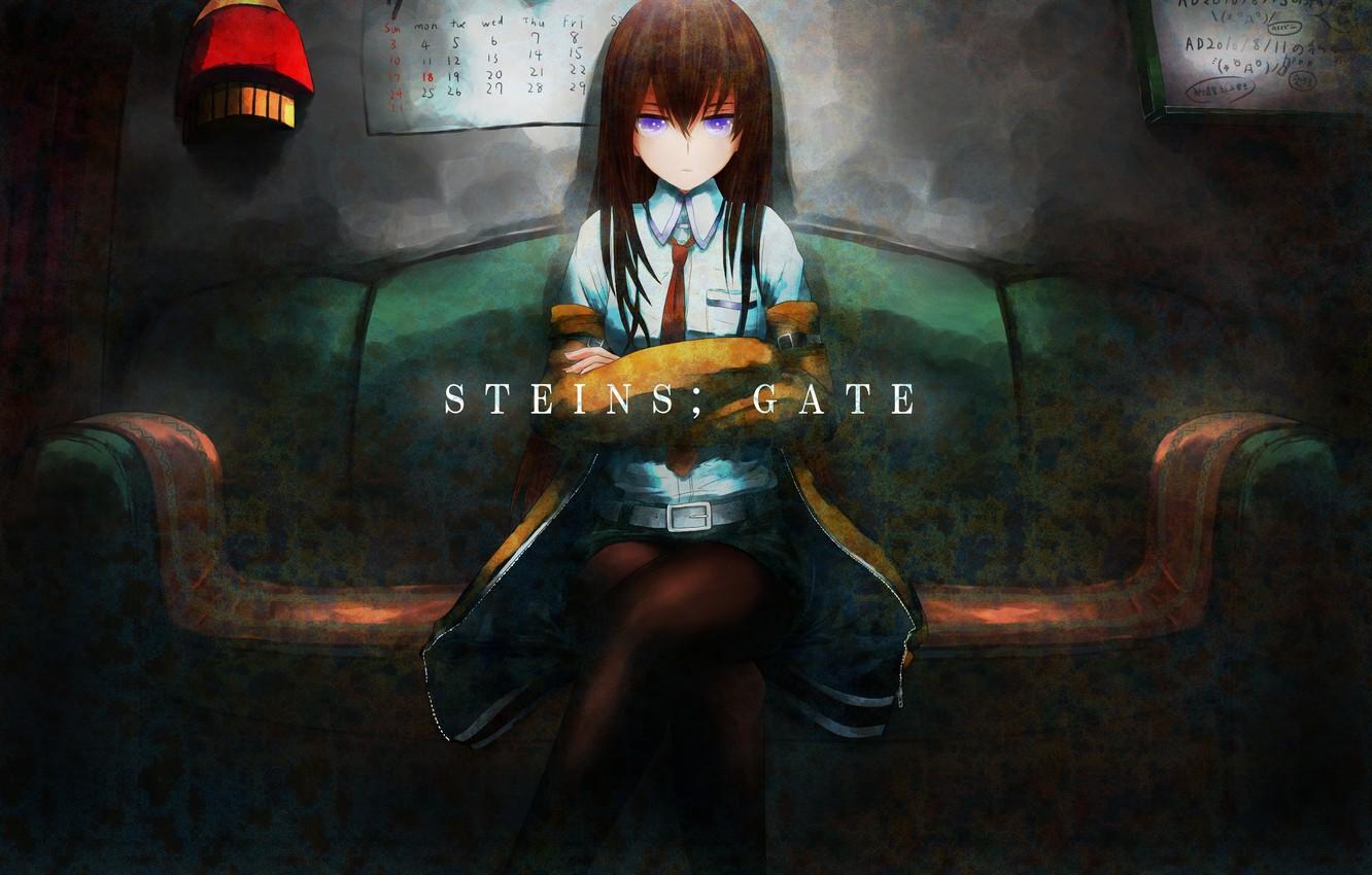 Wallpapers girl, anime, art, makise kurisu, steins;gate, sweeter 6