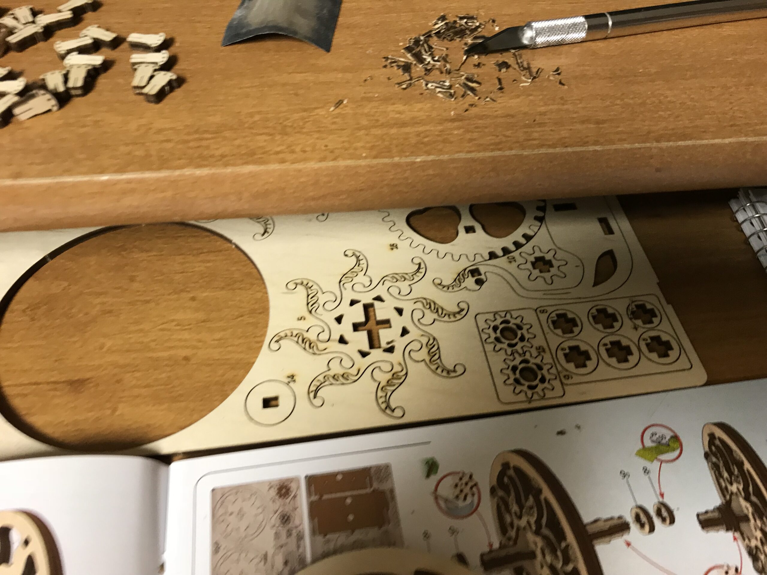 Ugears Hurdy Gurdy build