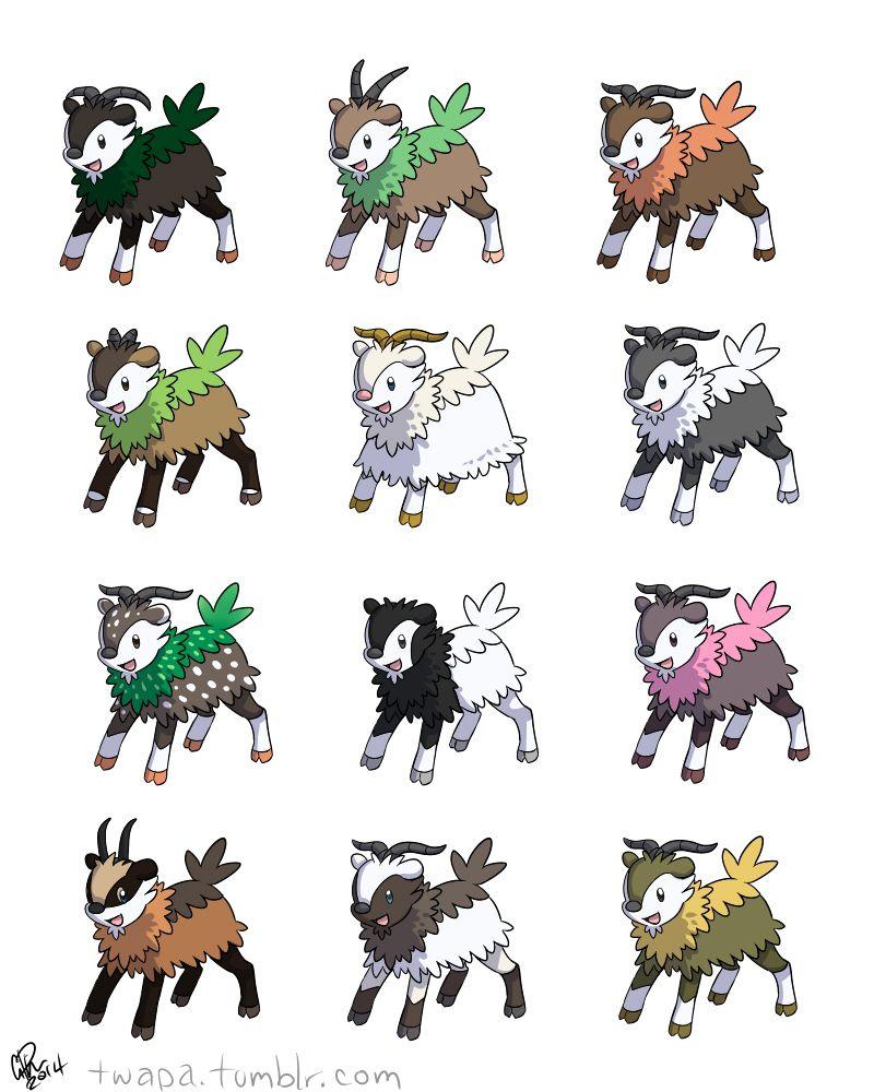 Skiddo variants by twapa