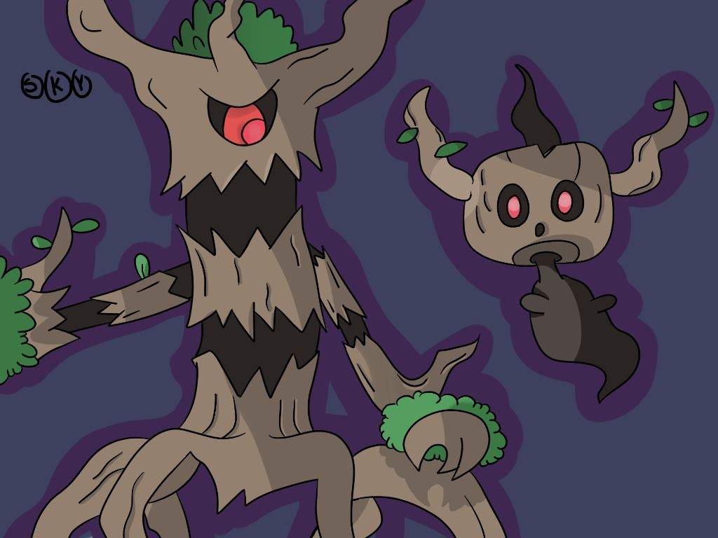 Trevenant and Phantump