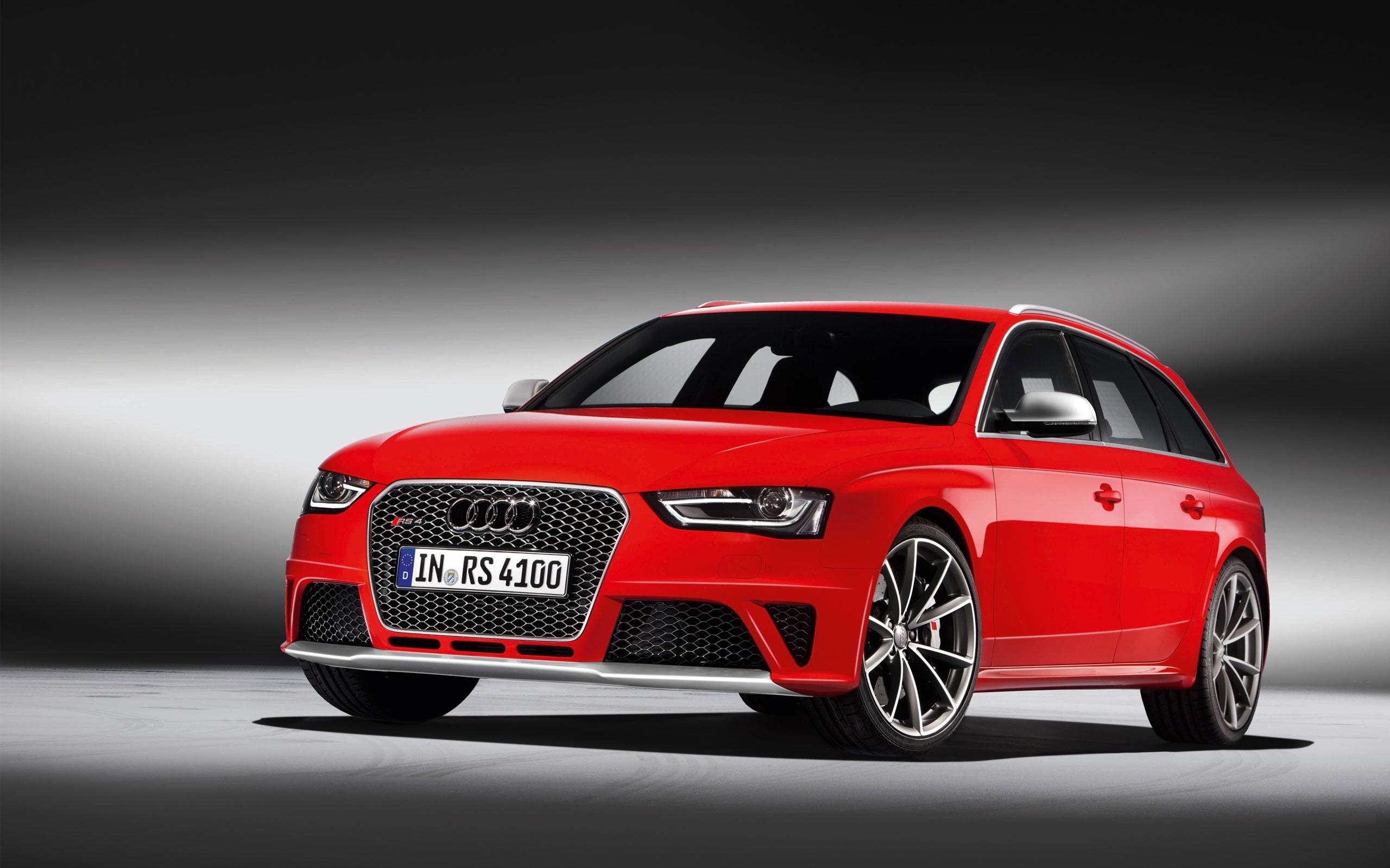 Audi rs4 avant cars red sports wallpapers