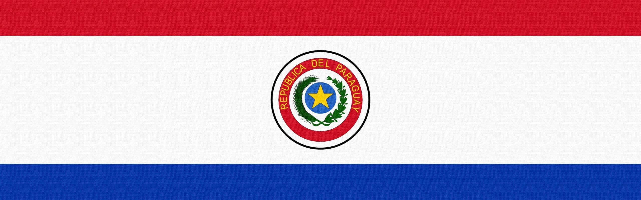Download Wallpapers Paraguay, Flag, Line Dual Wide HD