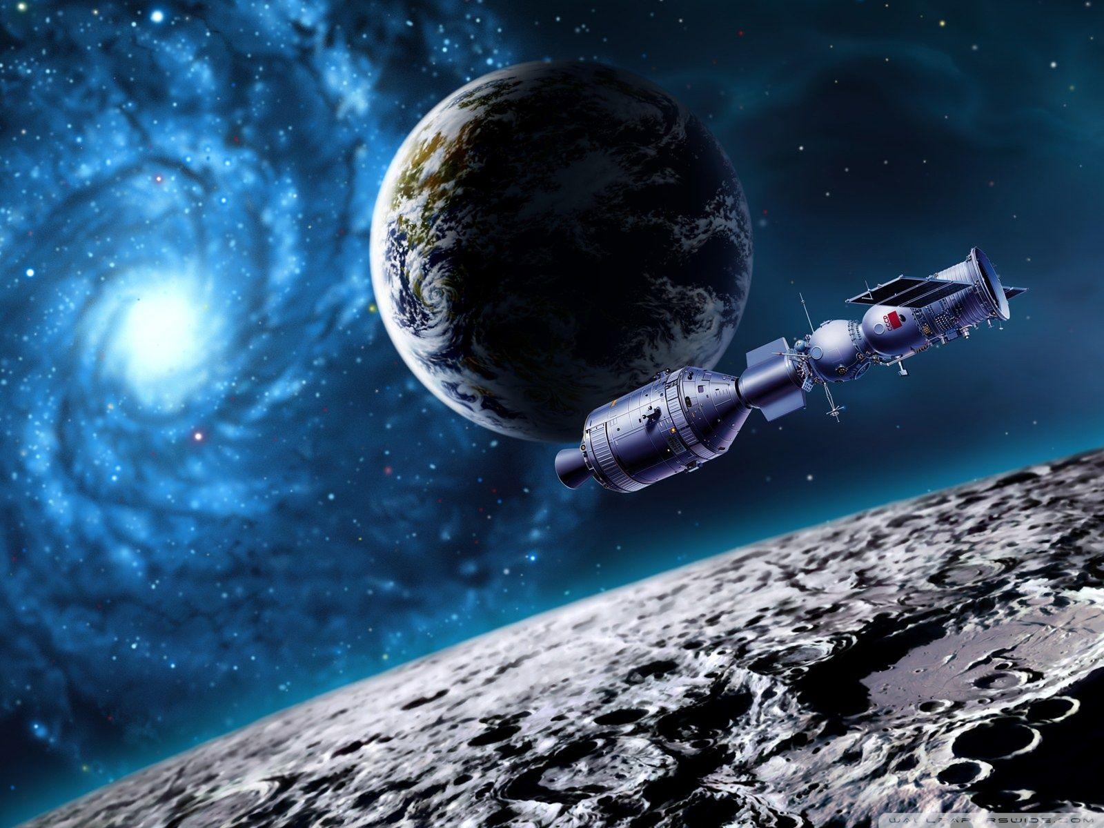 Space Satellite HD desktop wallpapers : Widescreen : High