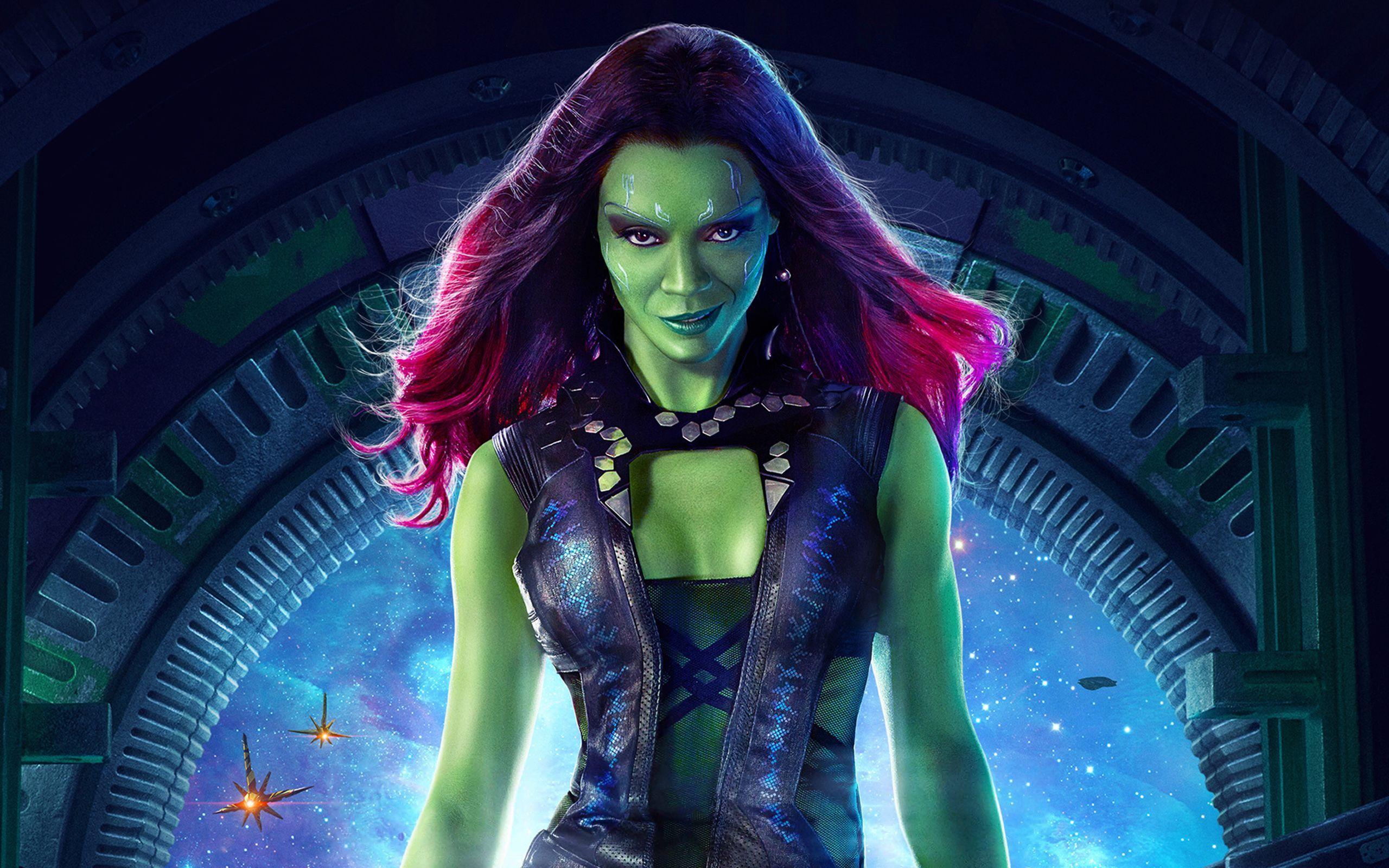 Zoe Saldana as Gamora Wallpapers