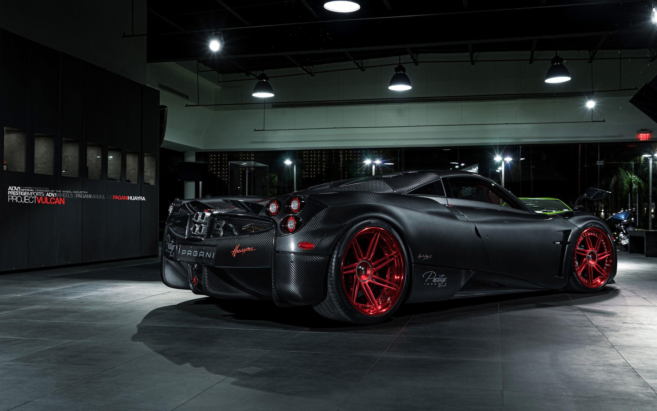 2016 ADV1 Wheels Pagani Huayra Rear Wallpapers