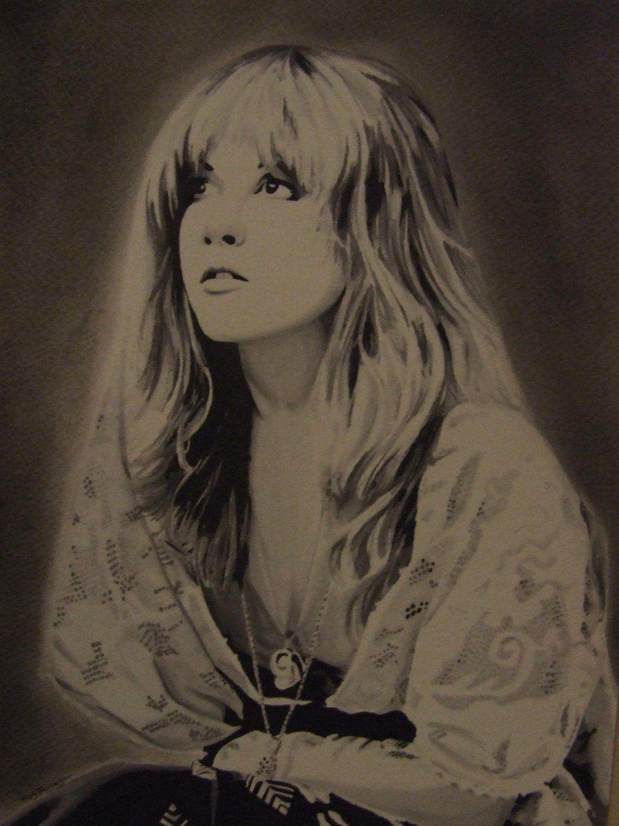 Stevie Nicks of Fleetwood Mac by Markbickley