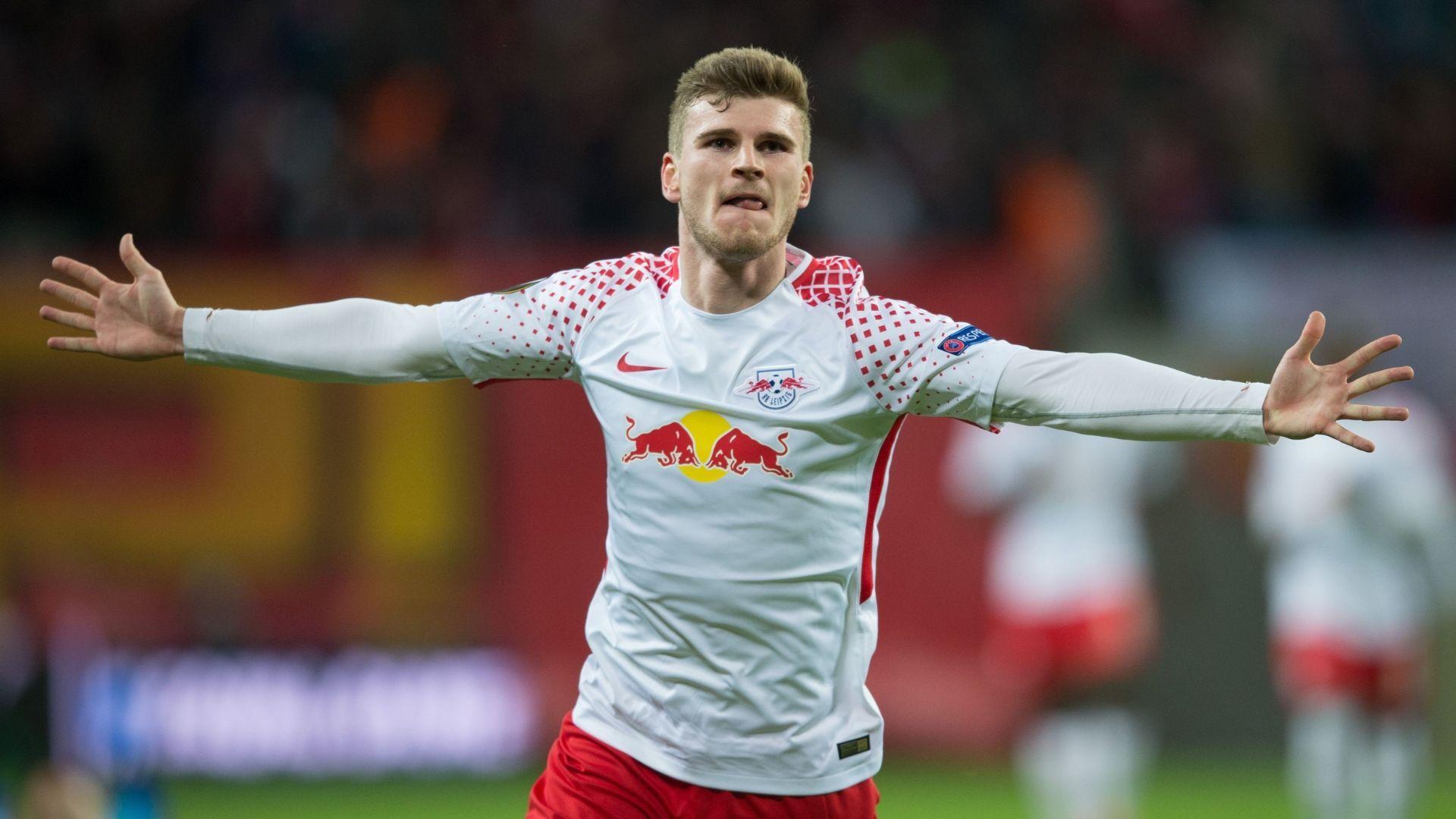 Timo Werner lifts Leipzig to first