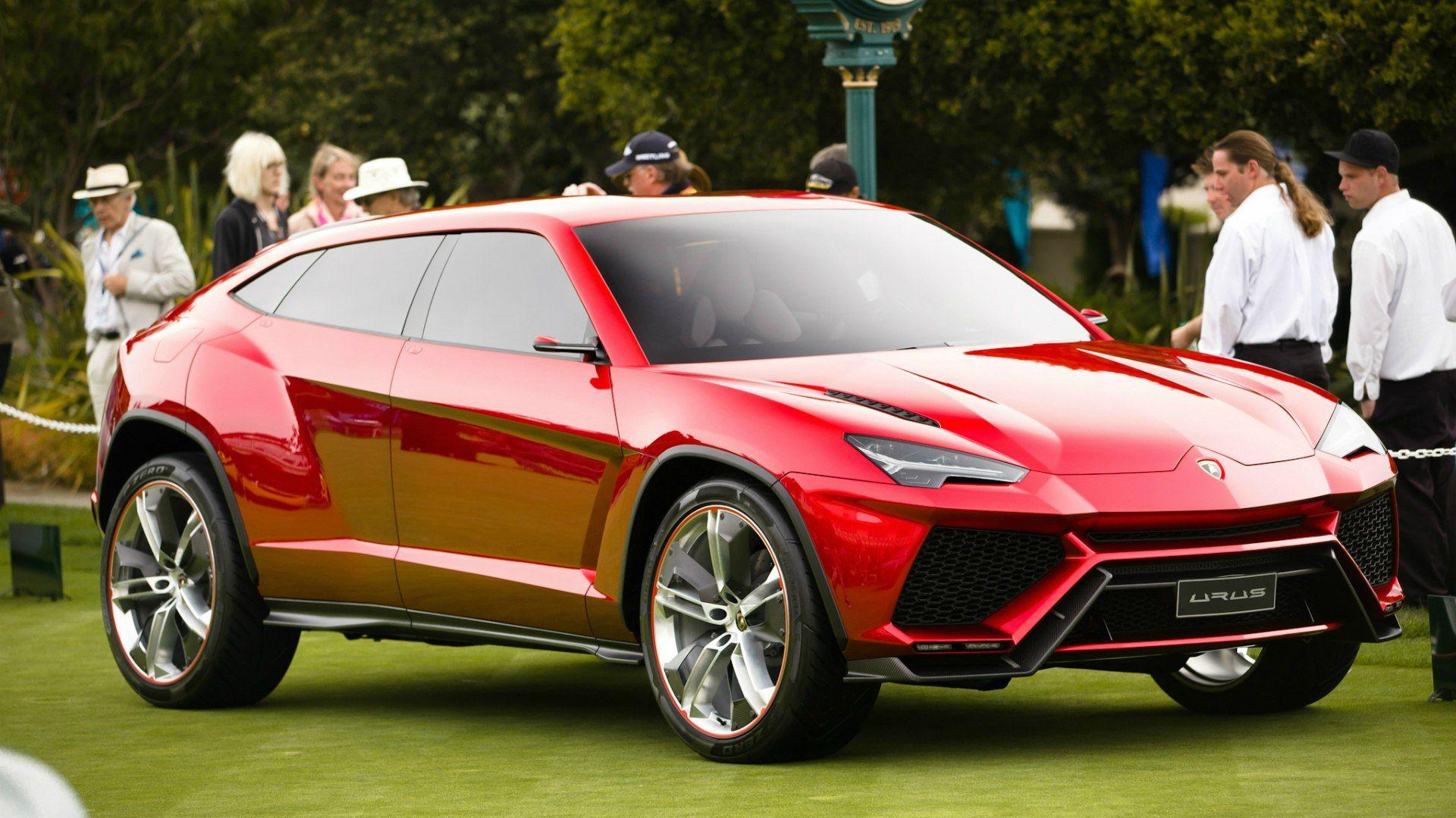 Red Lamborghini Urus wallpapers and image