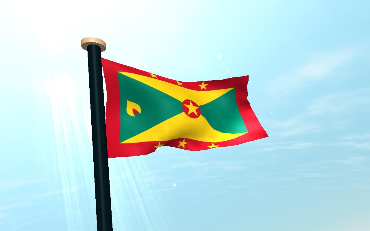 Grenada Flag 3D Free Wallpapers for Android