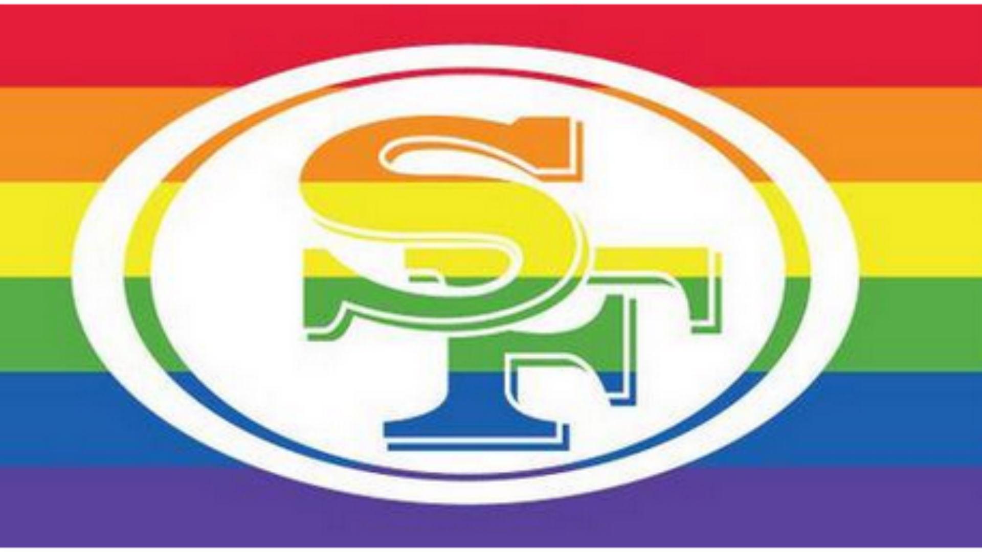 49ers wave gay pride flag to support marriage equality