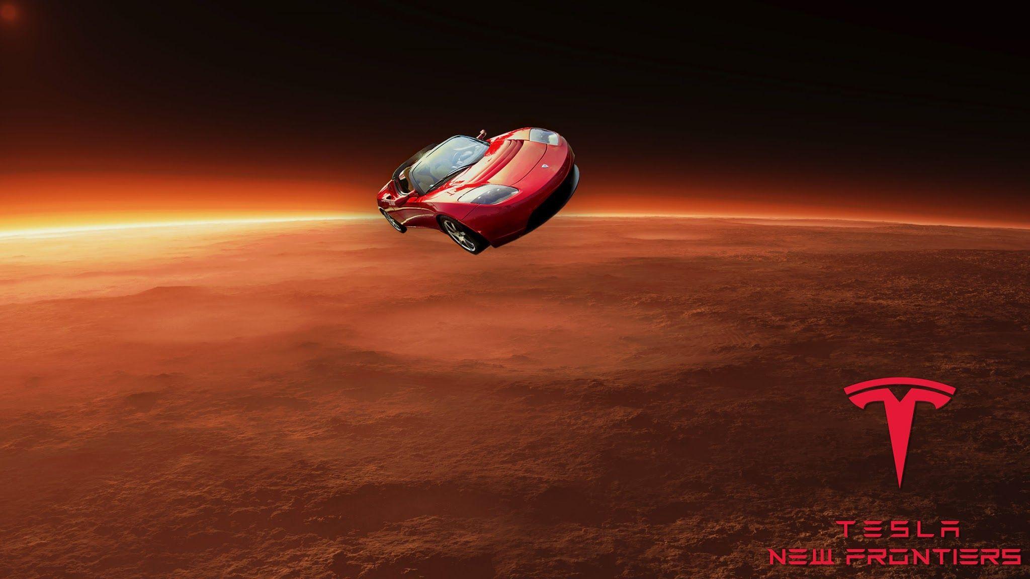 Tesla Roadster in Space