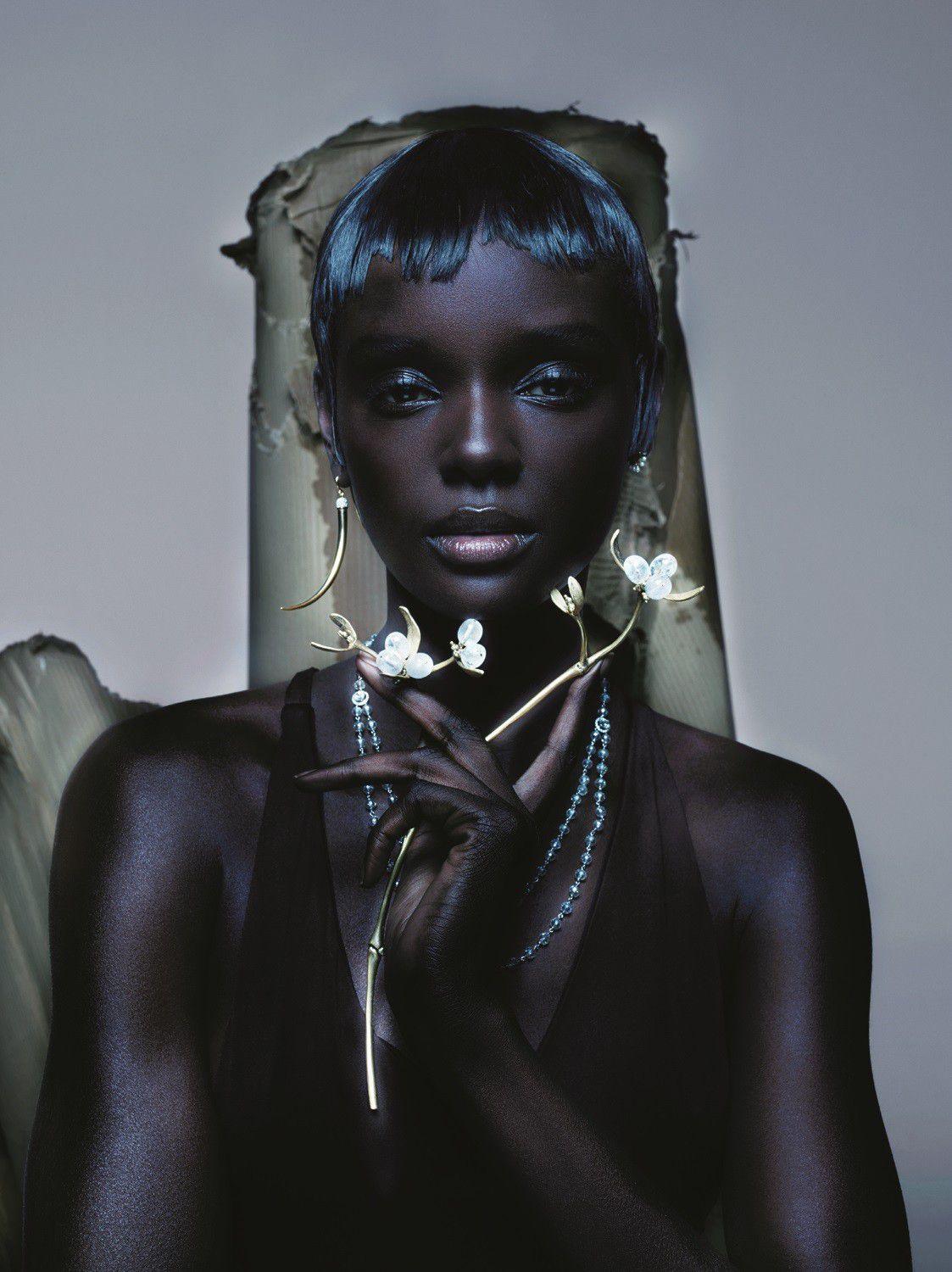 Duckie Thot by Byzantium for Vogue UK, Photos by Nick Knight, April 2019