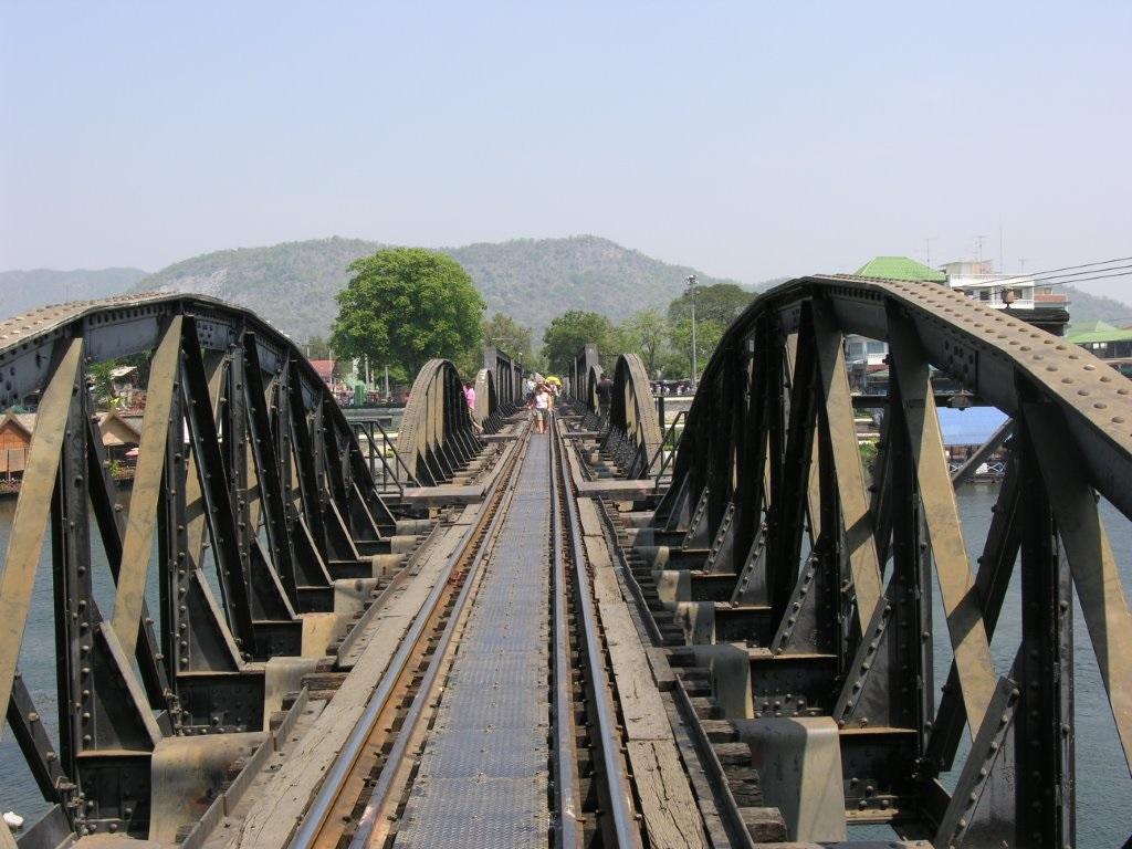 The real bridge over the River Kwai