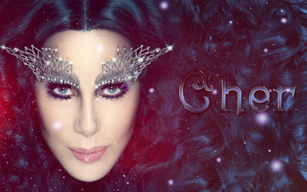 Download wallpapers cher, singer, makeup, celebrity