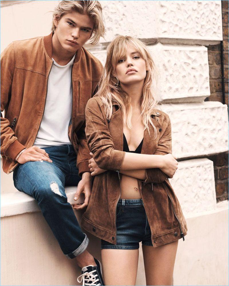 Walk This Way: Jordan Barrett Reunites with Pepe Jeans for Spring