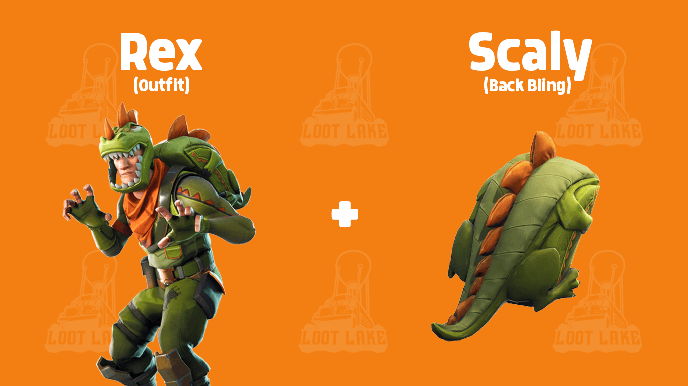 Coming soon: Rex outfit + Scaly back bling