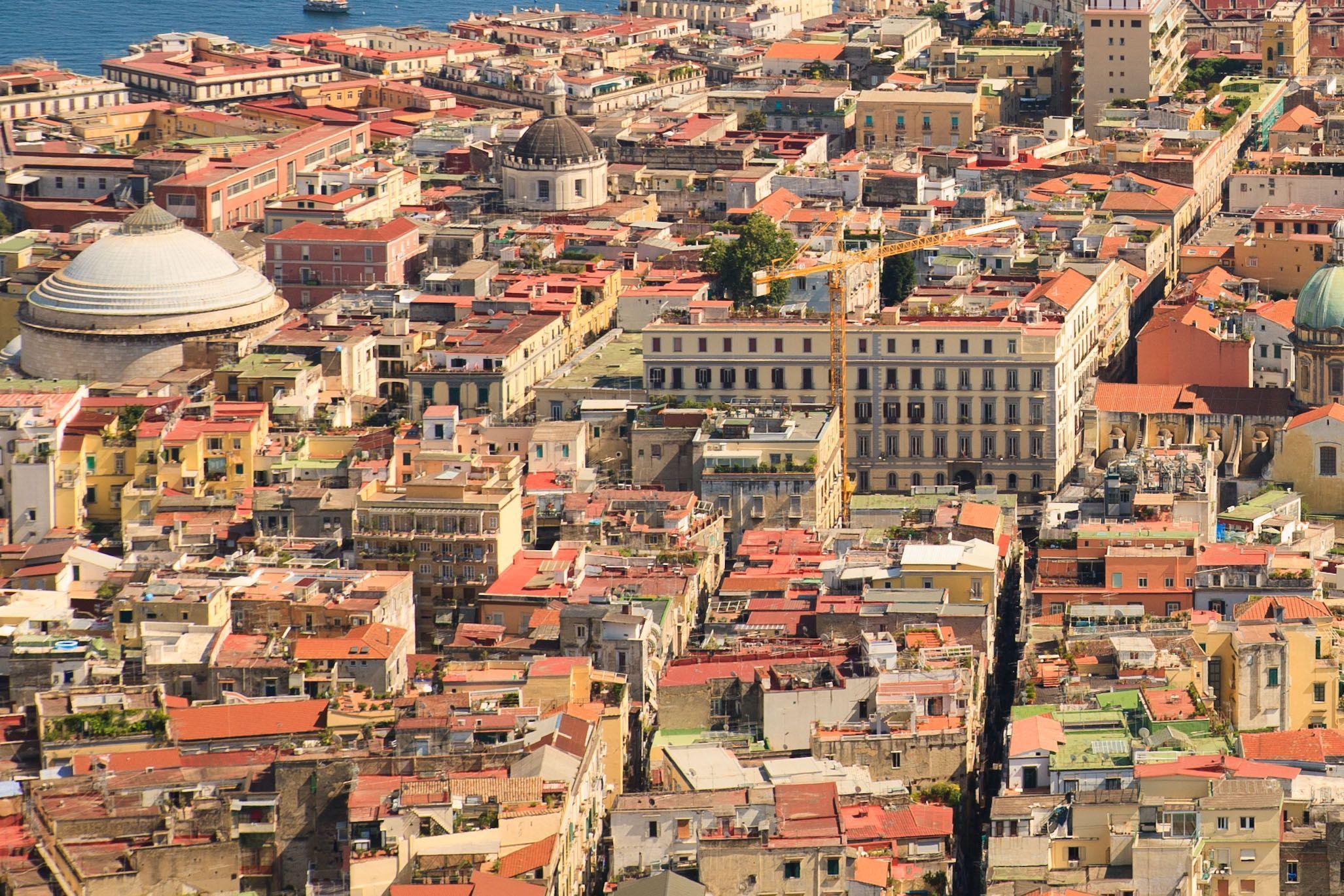 View from the fortress in Naples, Italy wallpapers and image