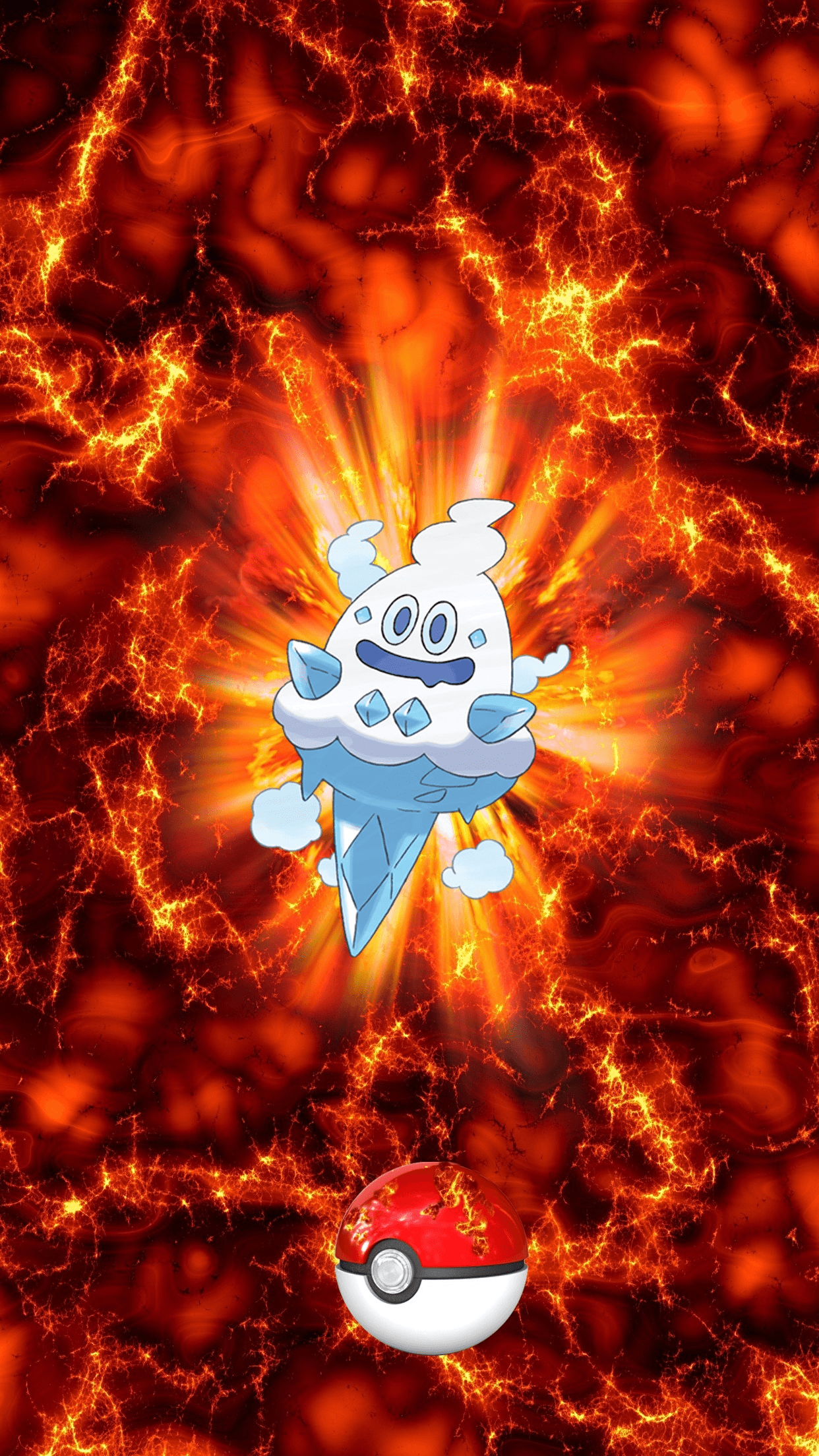 583 Fire Pokeball Vanillish Vanirich 102 Vanillite