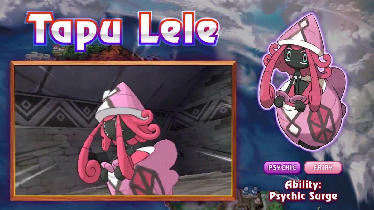 PokéTrends on Twitter: Tapu Lele has been announced for Pokémon Sun