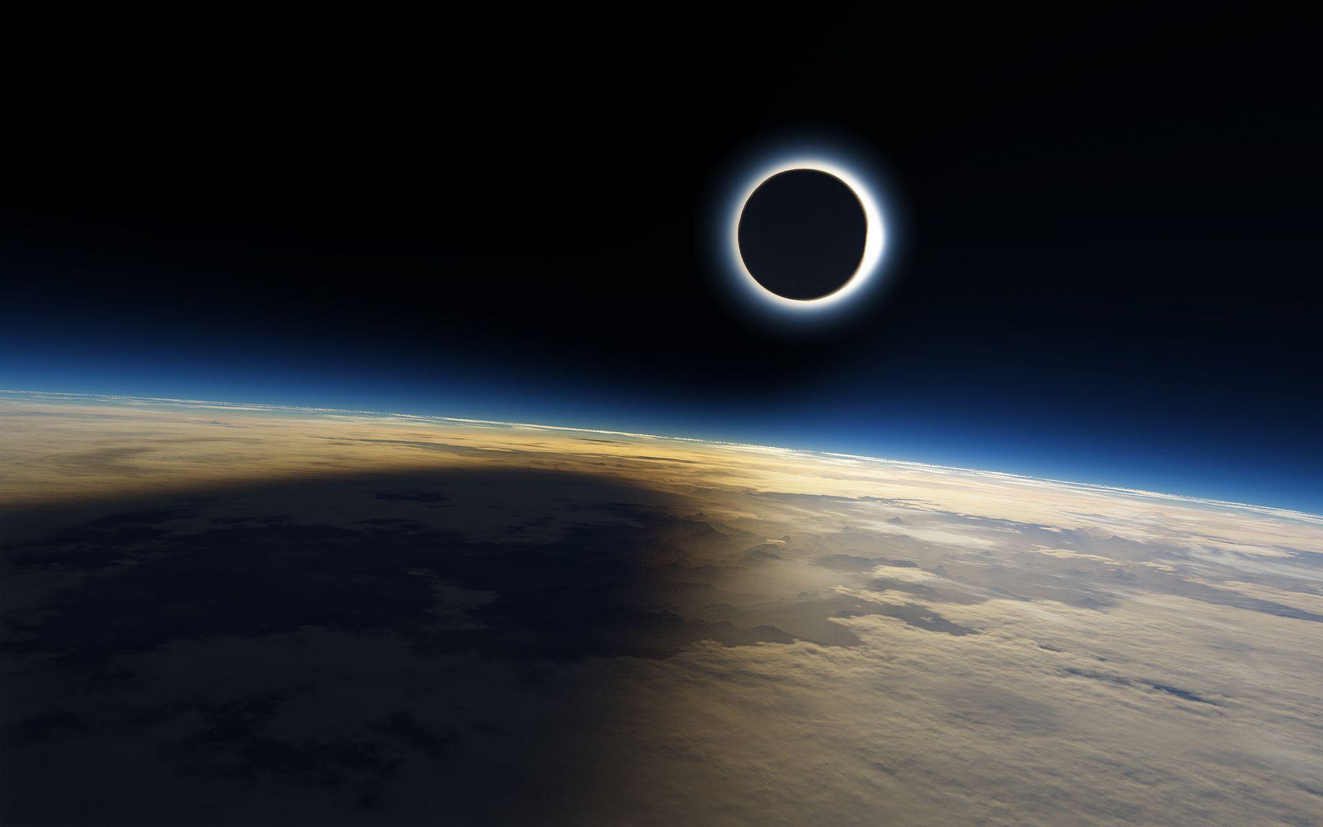 Solar Eclipse Widescreen Desktop Wallpapers