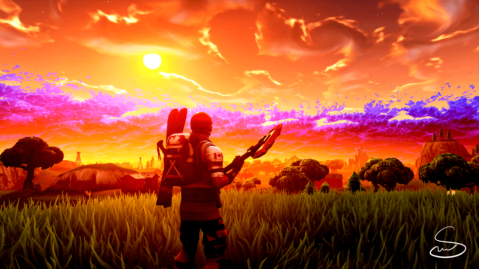 Sunset wallpaper, what do you think? : FortNiteBR