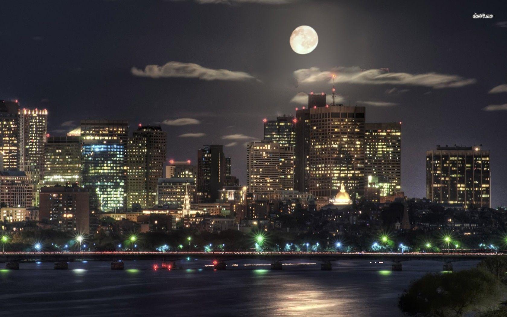 Boston Night Wallpapers 8