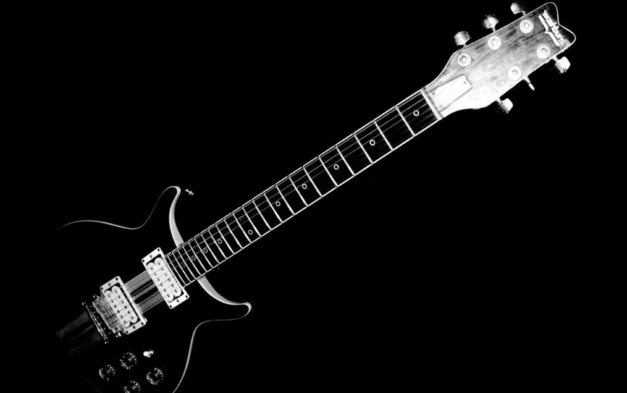 Black and White Electric Guitar wallpapers