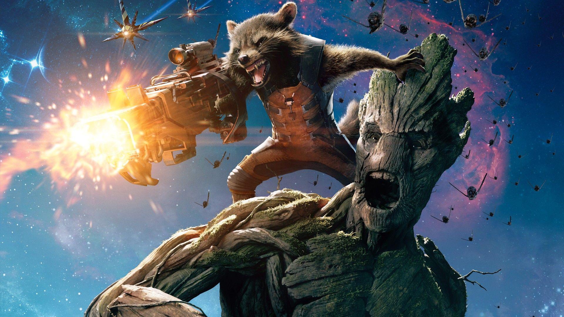 114 Rocket Raccoon HD Wallpapers