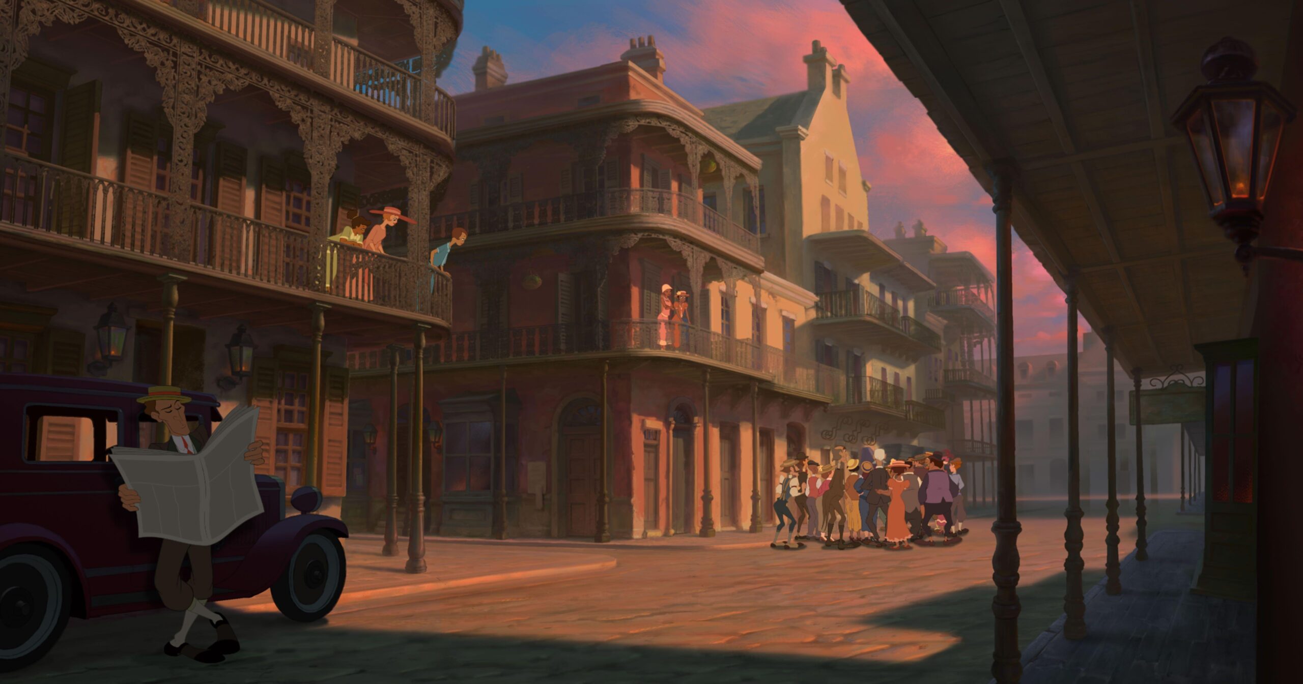 French Quarter from Disney’s Princess and the Frog Desktop Wallpapers