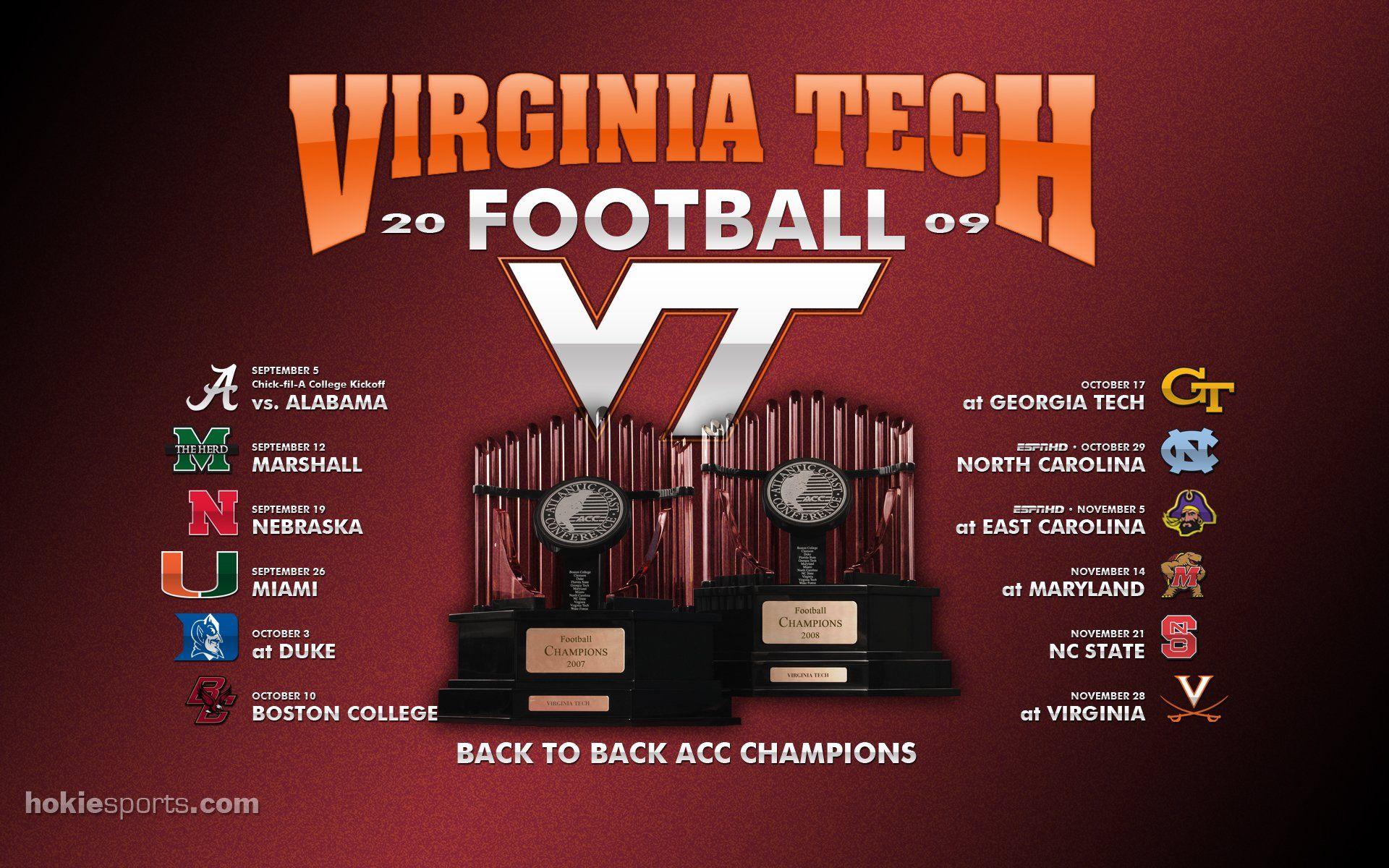 Virginia Tech Football Schedule