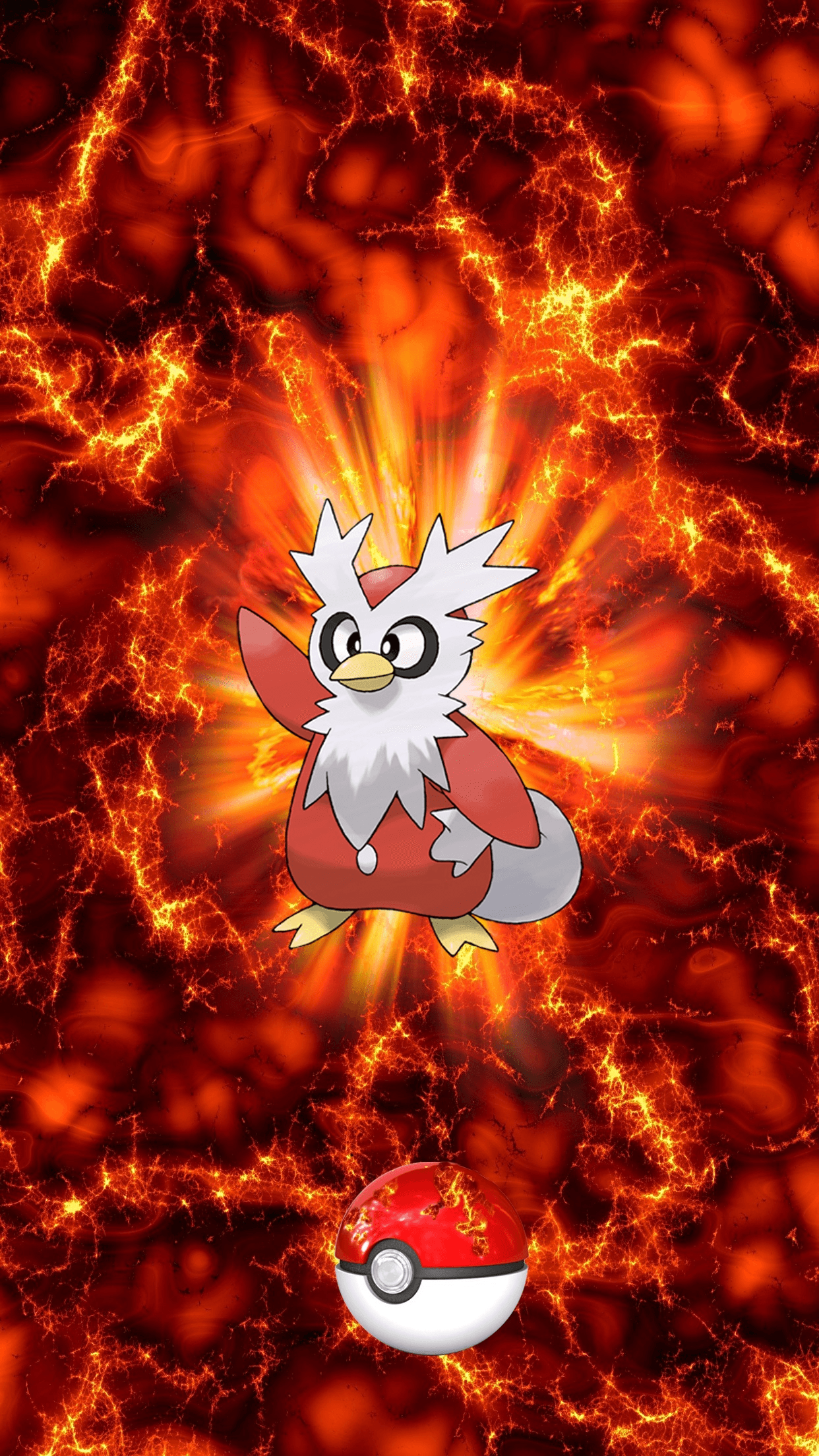 225 Fire Pokeball Delibird Delibird 22 Egg