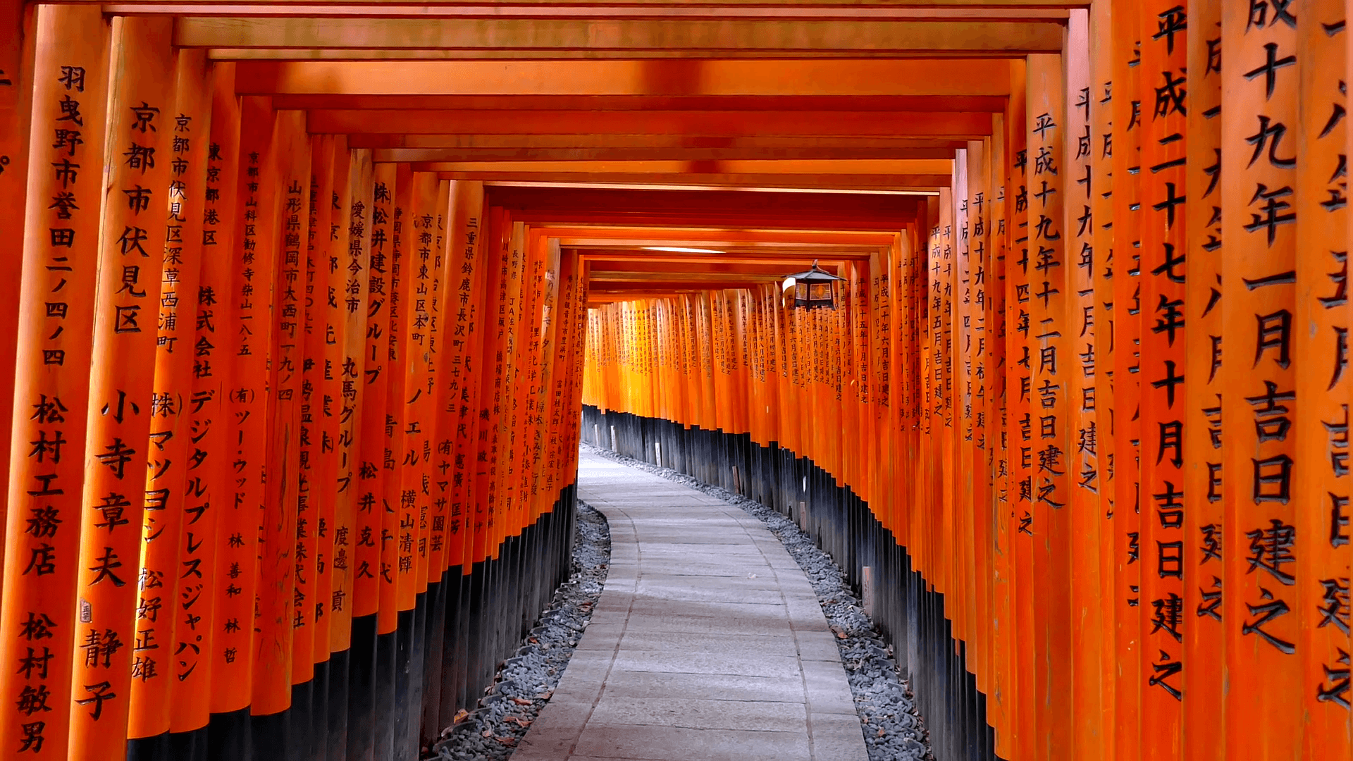 Fushimi Inari Shrine or Fushimi Inari Taisha, a Shinto shrine in