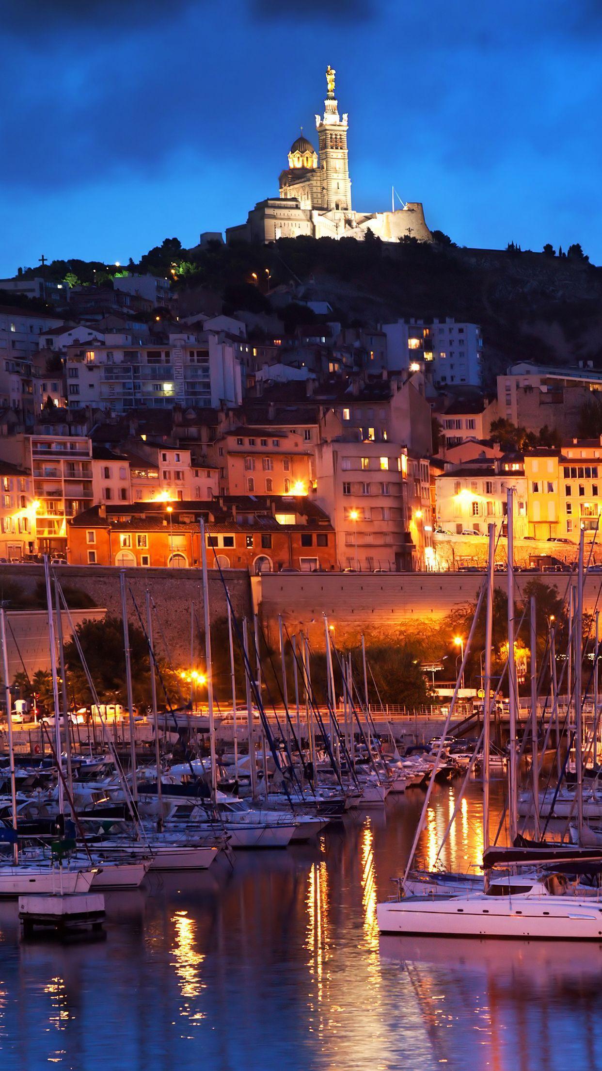 Wallpapers HD iPhone Marseille Port