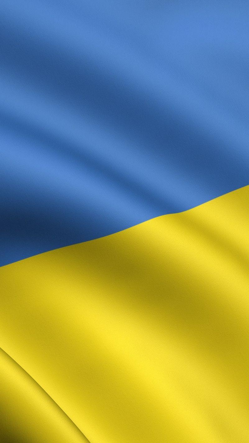 Download wallpapers yellow, blue, flag, ukraine iphone se/5s