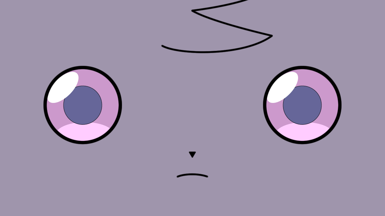 Adorn your desktop with Espurr’s creepy blank stare. If you dare