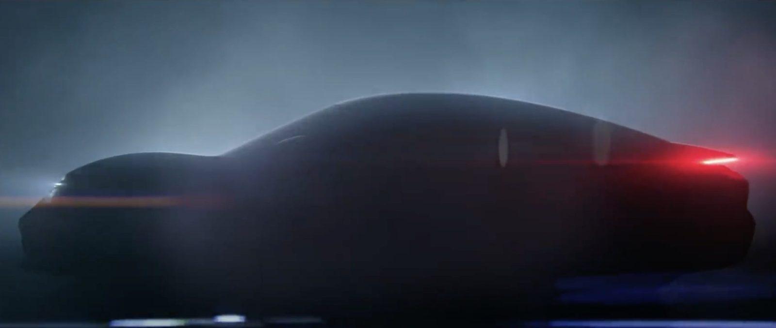 Porsche releases first teaser image of new Taycan