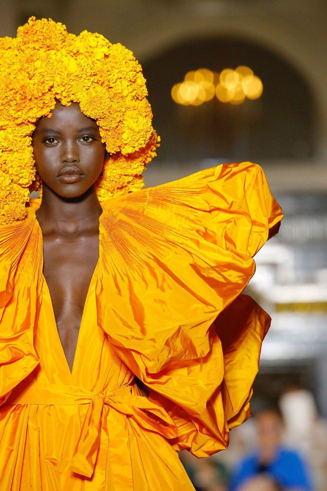 Adut Akech at Valentino fall/winter 2018 couture