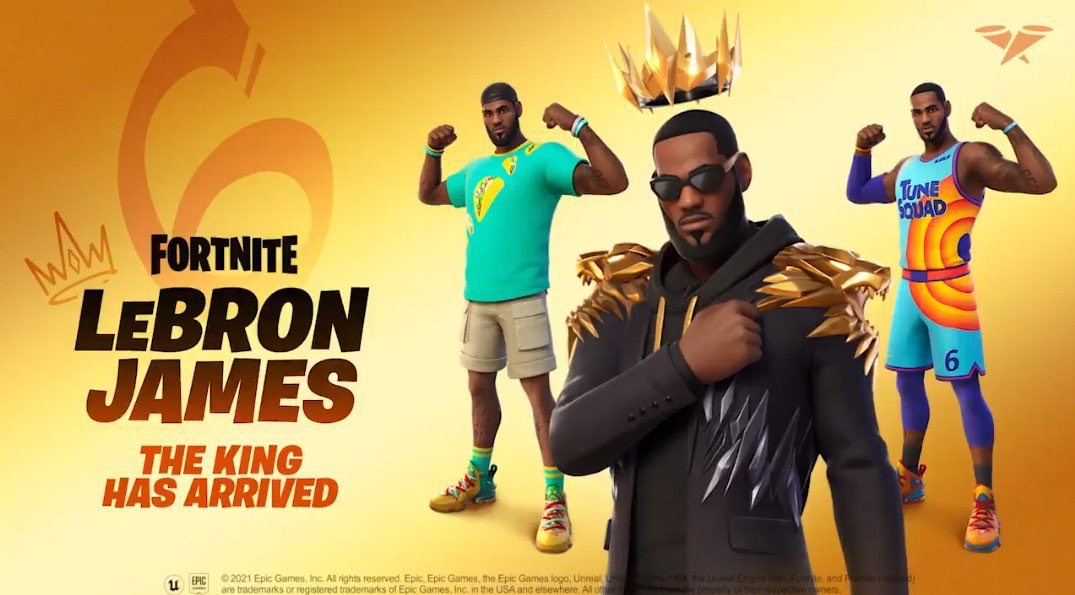 Tune Squad LeBron Fortnite wallpapers