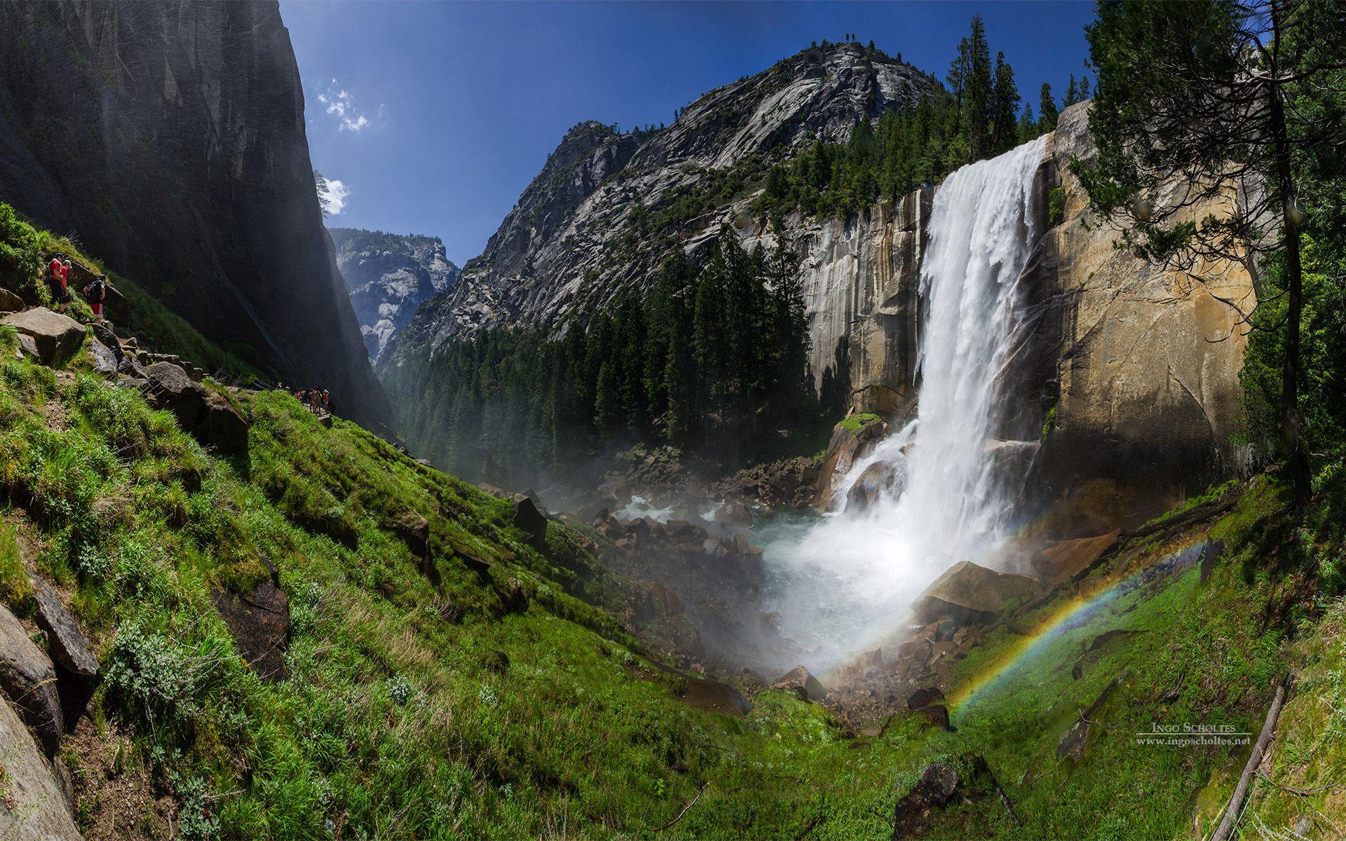 Vernal Fall Yosemite National Park Wallpapers