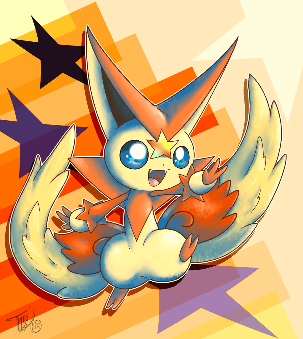 Mega Victini! by HalcyonMoufette