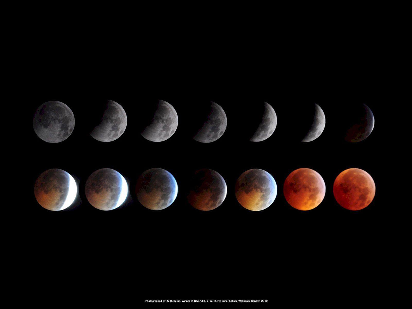 Total Lunar Eclipse of 2010 Space Wallpapers