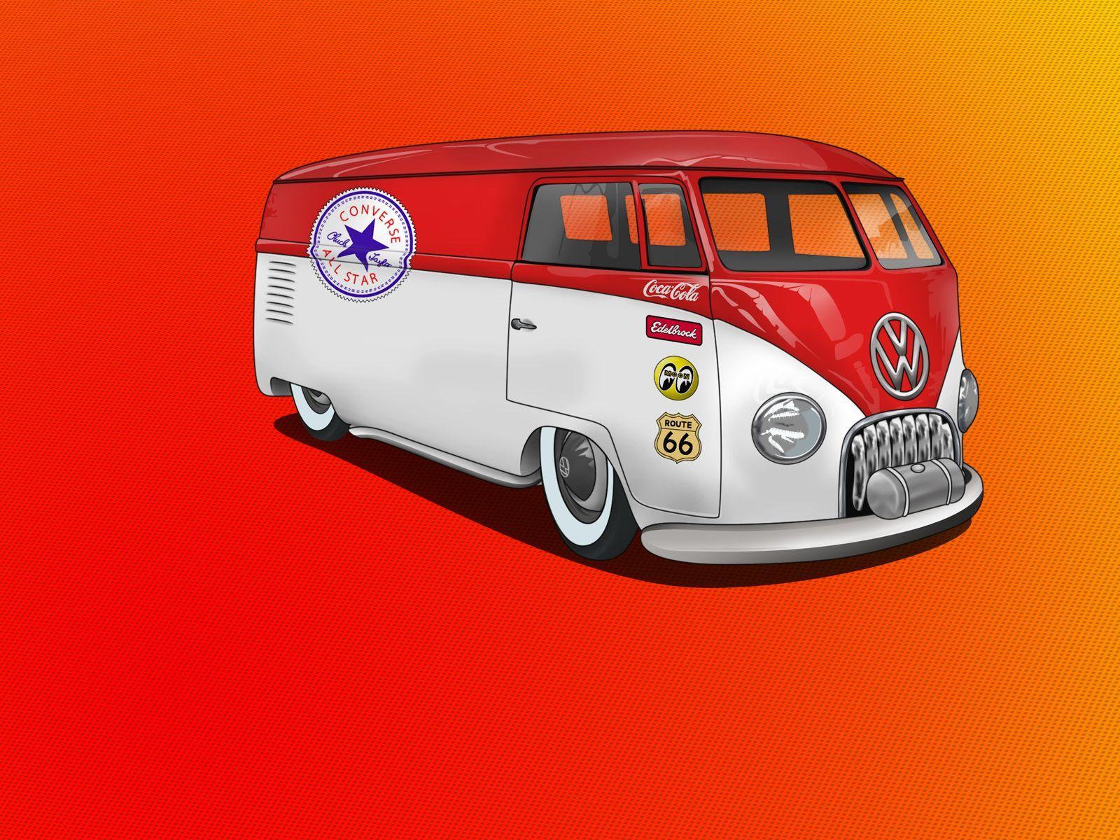 vw kombi custom by immortalwolfhunter