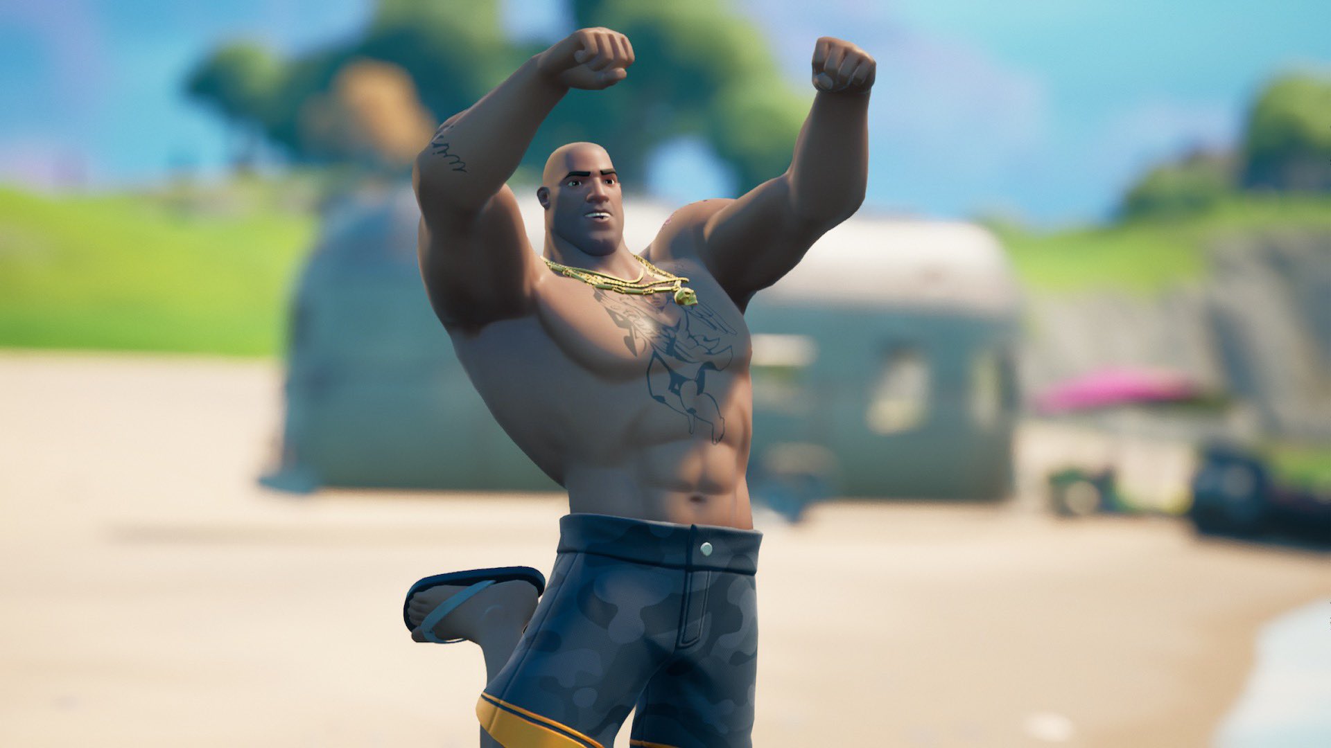 Beach Brutus Fortnite wallpapers