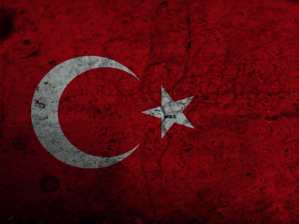 red dirty turkish flag